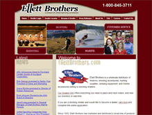 Tablet Screenshot of ellettbrothers.com